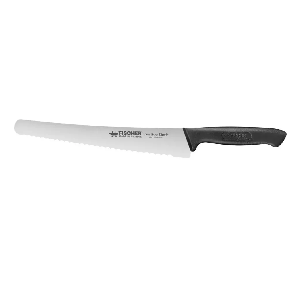 [48126] Couteau à génoise 26cm Fischer Bargoin