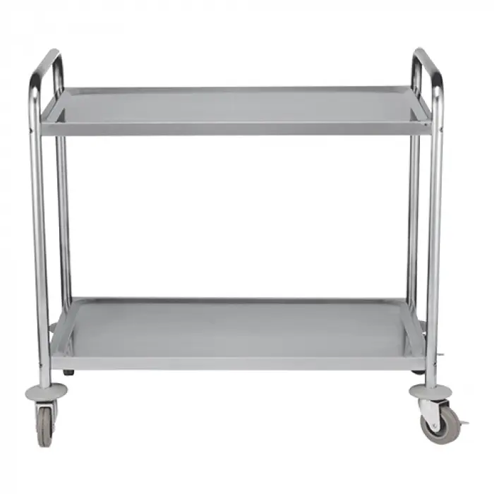 Chariot inox 2 niveaux