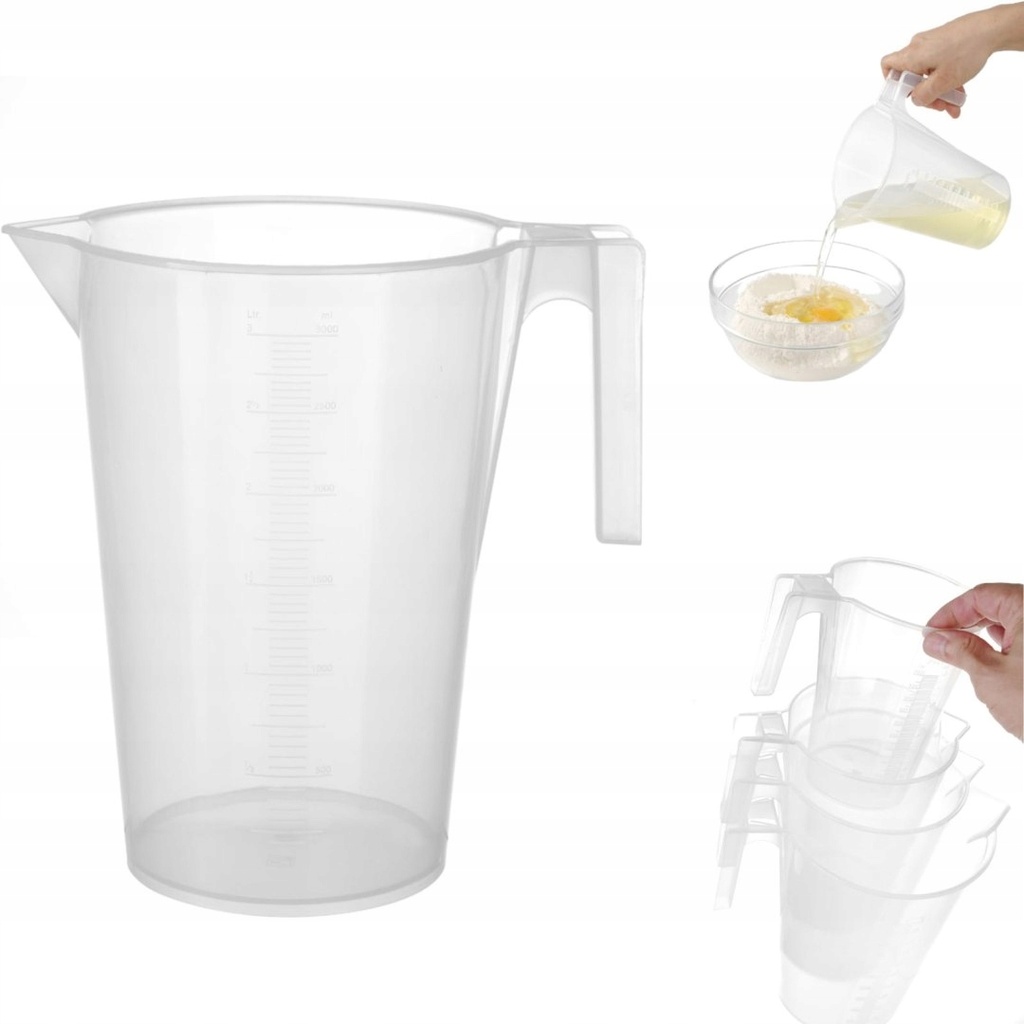 Mesure polypropylène empilable 3L