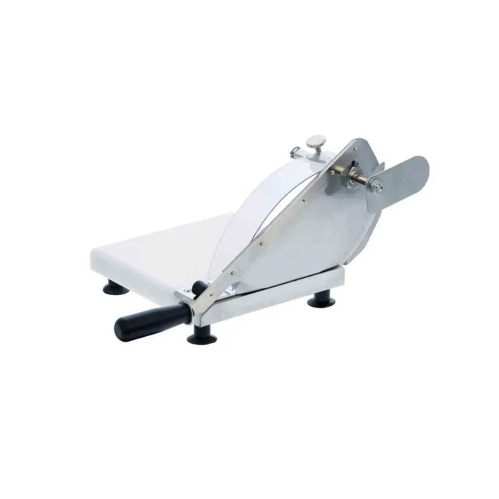 Coupe-pain à butée, socle plastique