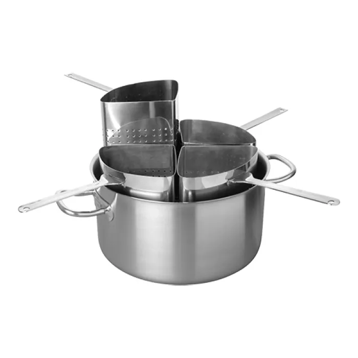 [720120] Casserole à pâtes inox Ø35cm, h21cm, 20L