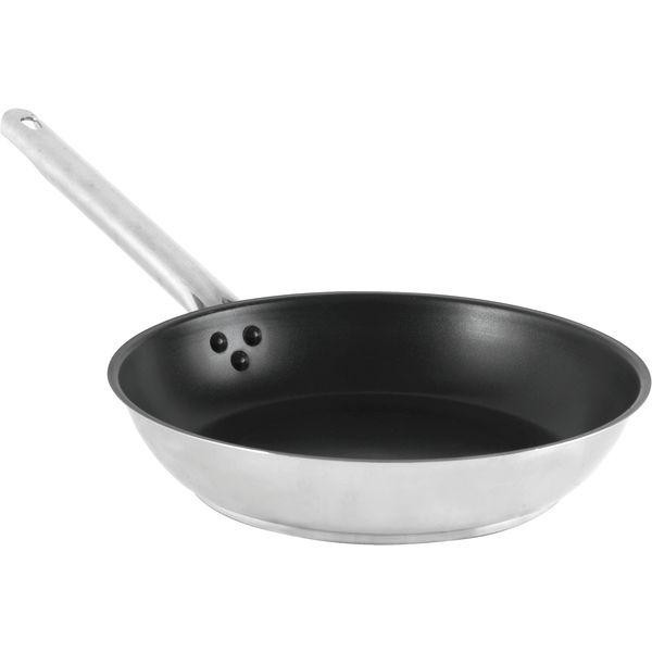Poêle lyonnaise Excalibur Ø20cm inox/teflon