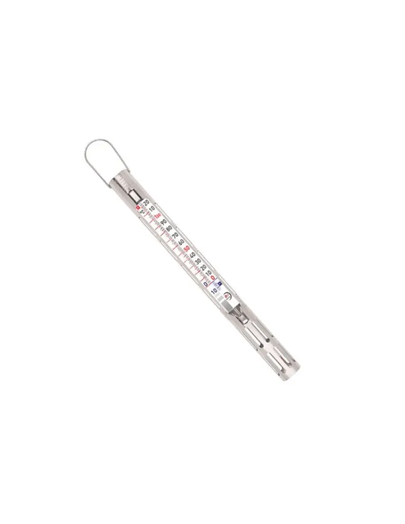 [8010C120] Thermometer roestvrijstalen hoes -10/+220°C + haak