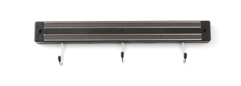 [820209] Barre aimantée avec 3 crochets 34cm