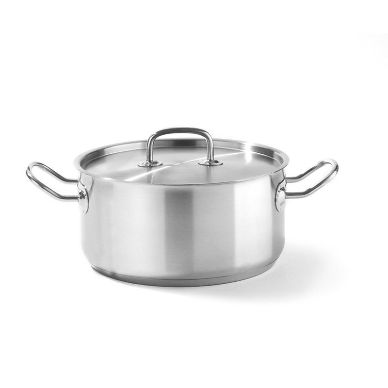 Kookpan laag rvs Ø20cmxH95mm 2.9L, deksel