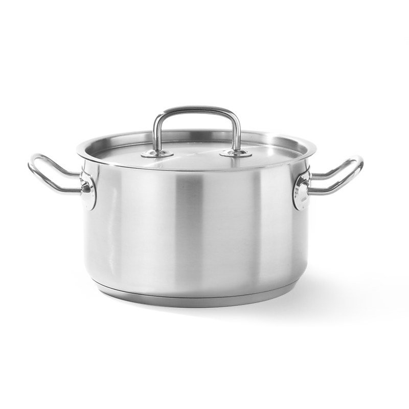 Casserole inox Ø200xH120mm 3.5L avec couvercle