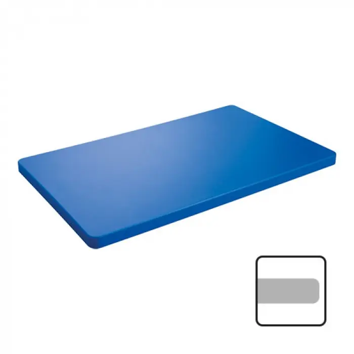 [882371] Planche de découpe polyéthylène bleu GN1/1 53x32.5x2cm