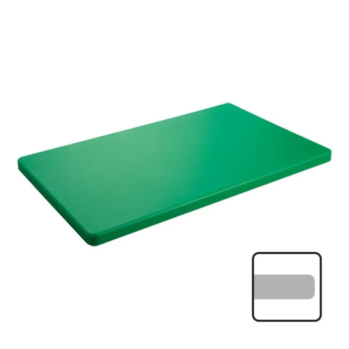 [882471] Planche à découper polyéthylène vert GN1/1 52x32x2cm