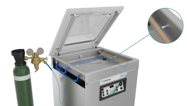 Optie gasinjectie voor HENKELMAN MARLIN 52