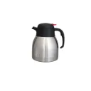 Pichet isotherme inox 1L à vis avec bouton poussoir