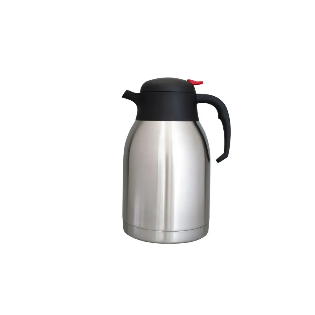 [N5072] Pichet inox 2L à vis avec bouton poussoir