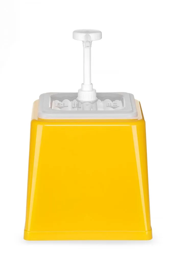 [203538] Sausdispenser met pomp 2.5L geel