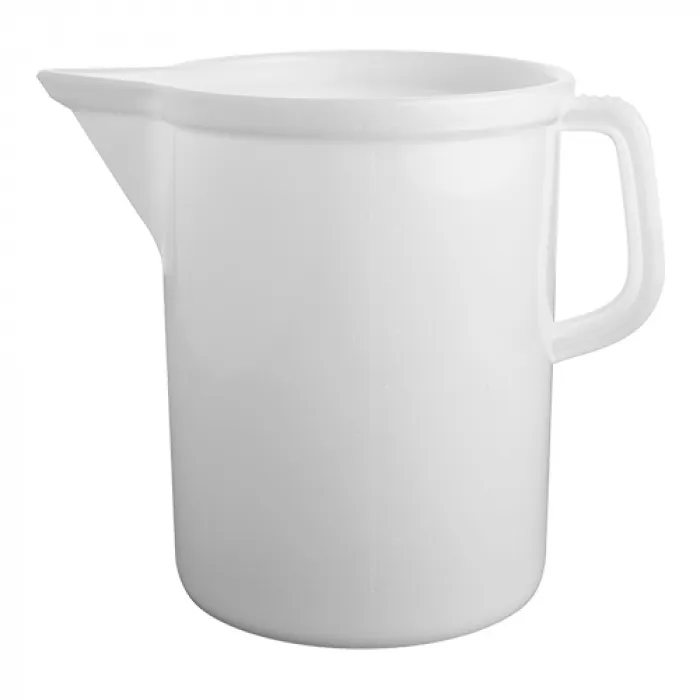 [956042] Mesure  garduée plastique blanc 5L