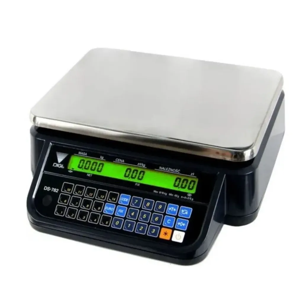 Prijs-gewicht weegschaal Digi DS-782BR compact 15kg/5gr