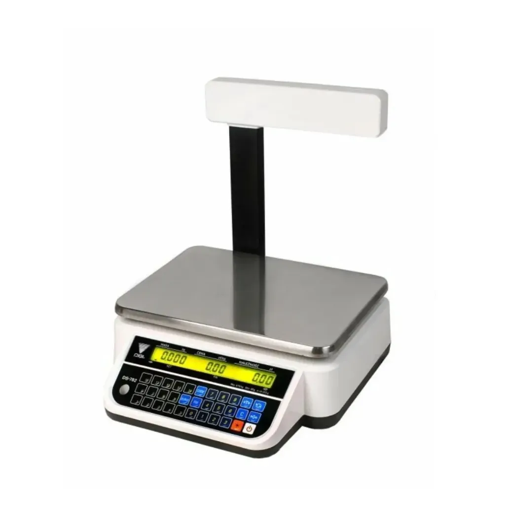 [188BG01] Prijs/gewicht weegschaal Digi DS-782PR kolom 15kg/5gr