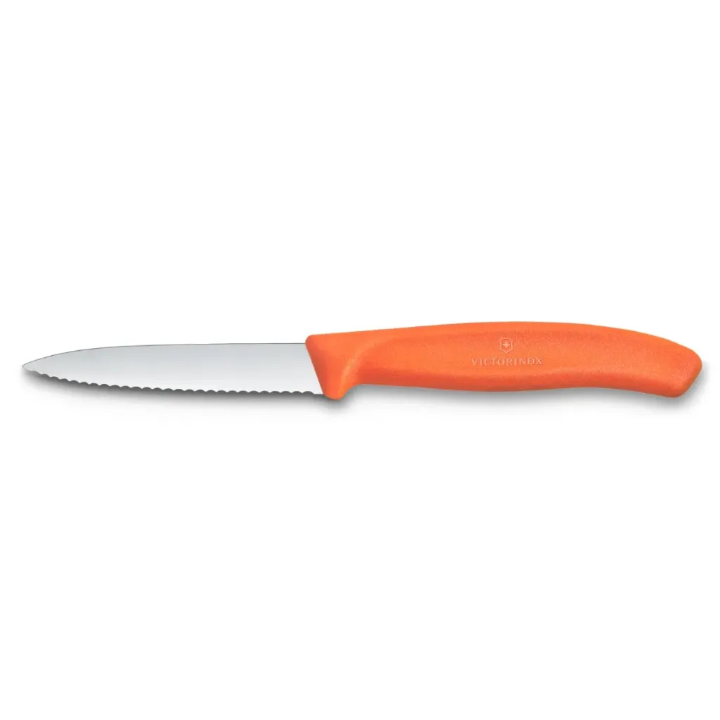 [67639C1] Gekarteld officemes Swiss Classic Victorinox 8cm oranje