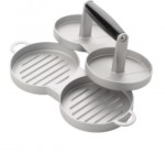Hamburgerapparaat dubbel, 115mm diam