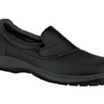 Chaussures de sécurité, noires, sans lacet