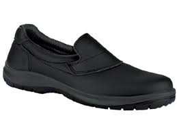 Chaussures de sécurité, noires, sans lacet